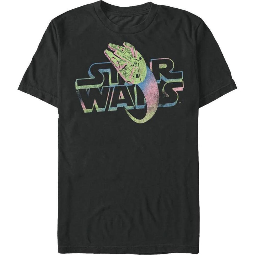 Millennium Falcon Cool Colors Star Wars Tshirt